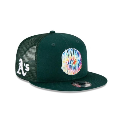 Green Oakland Athletics Hat - New Era MLB Groovy 9FIFTY Snapback Caps USA7390568